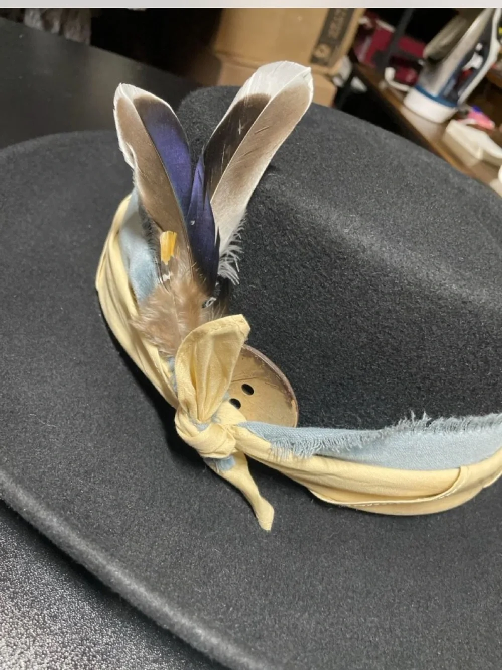 Gigi Pip Upcycled Boho Weatern Wear Womens Hat